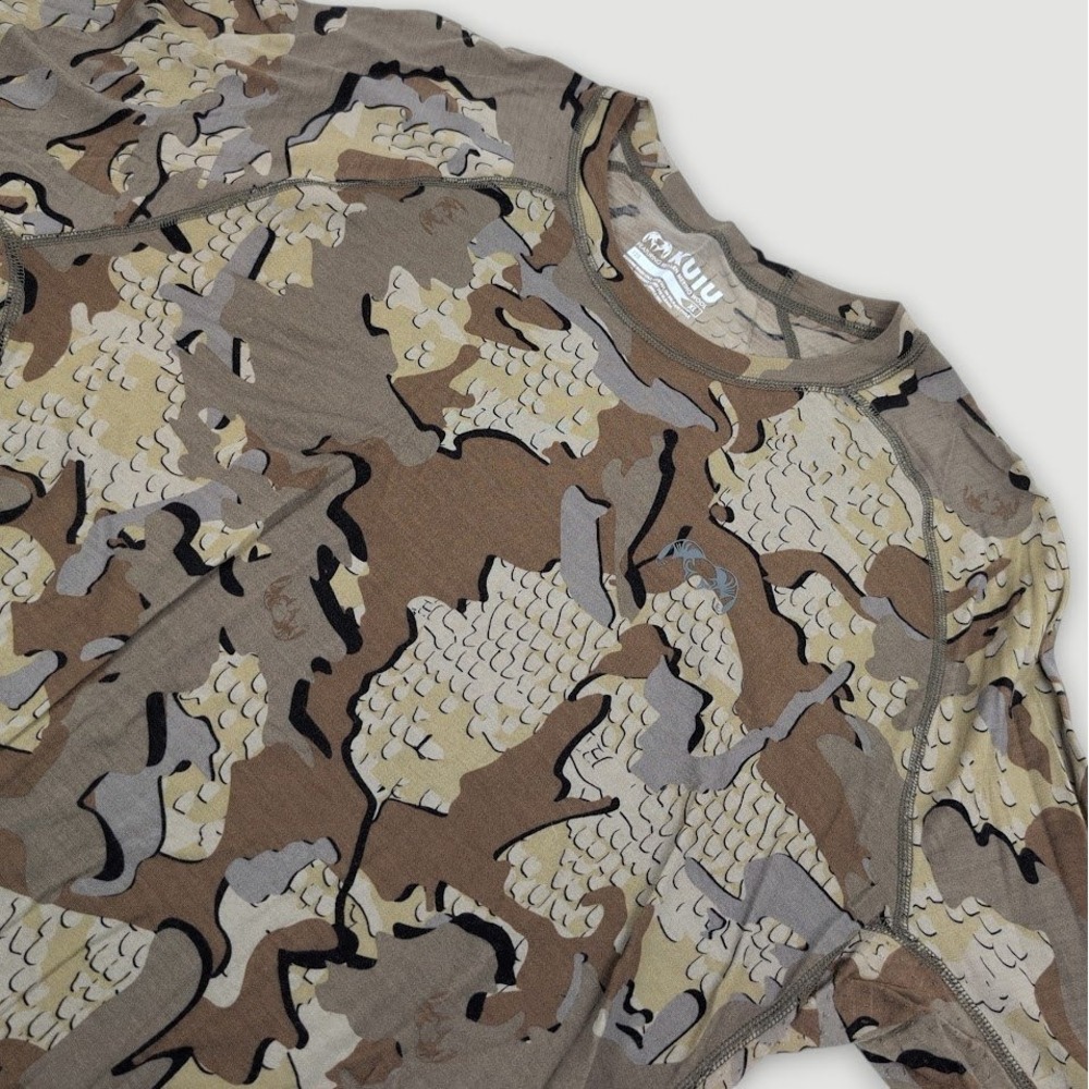 Kuiu Ultra Merino 125 LS Base Layer Shirt Mens XL Valo Camo Utility Hunting